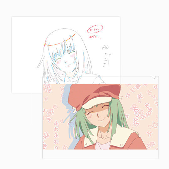 物語シリーズ　KEY ANIMATION CLEARFILE セット KEYANIMATION CLEAR FILE 11 化物語 つばさキャット下 | 化物語