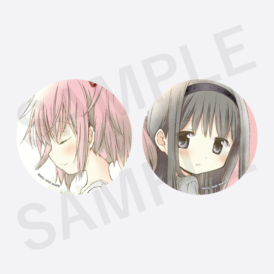 魔法少女まどかマギカ　暁美ほむら　シャフテン　缶バッジ 劇場版 魔法少女まどか☆マギカ[新編]叛逆の物語 鹿目まどか&暁美