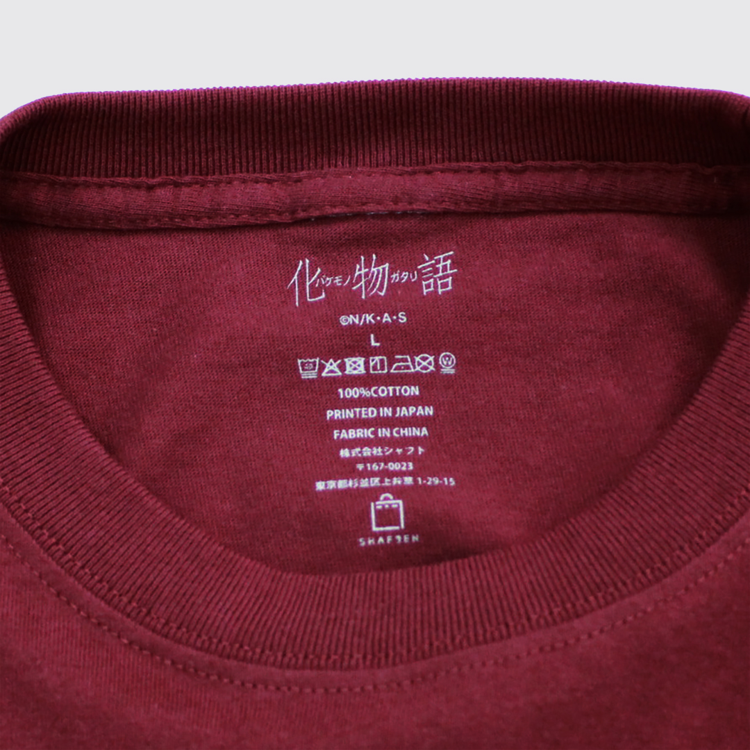 化物語 エンディング Tシャツ＆缶バッジ | 〈物語〉シリーズ